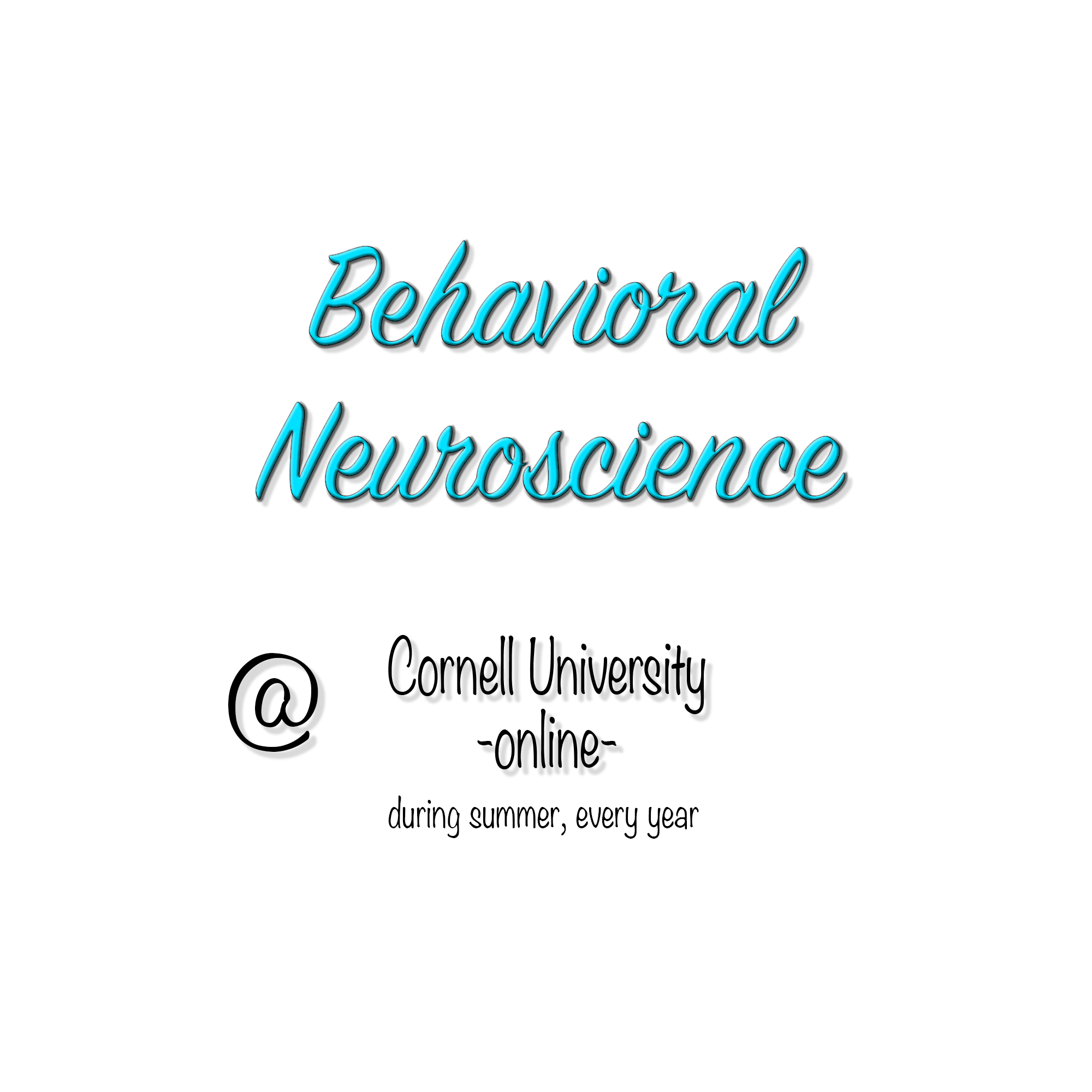 Course Behavioral Neuroscience